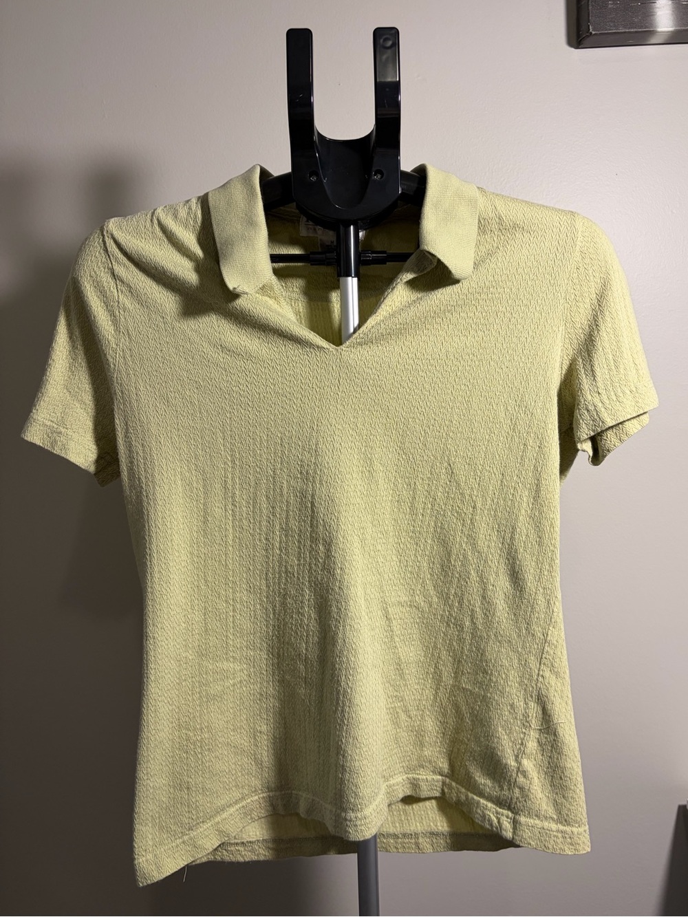 Vintage 1999 Tehama Nancy Haley Mercerized Cotton Polo Top M Y2K